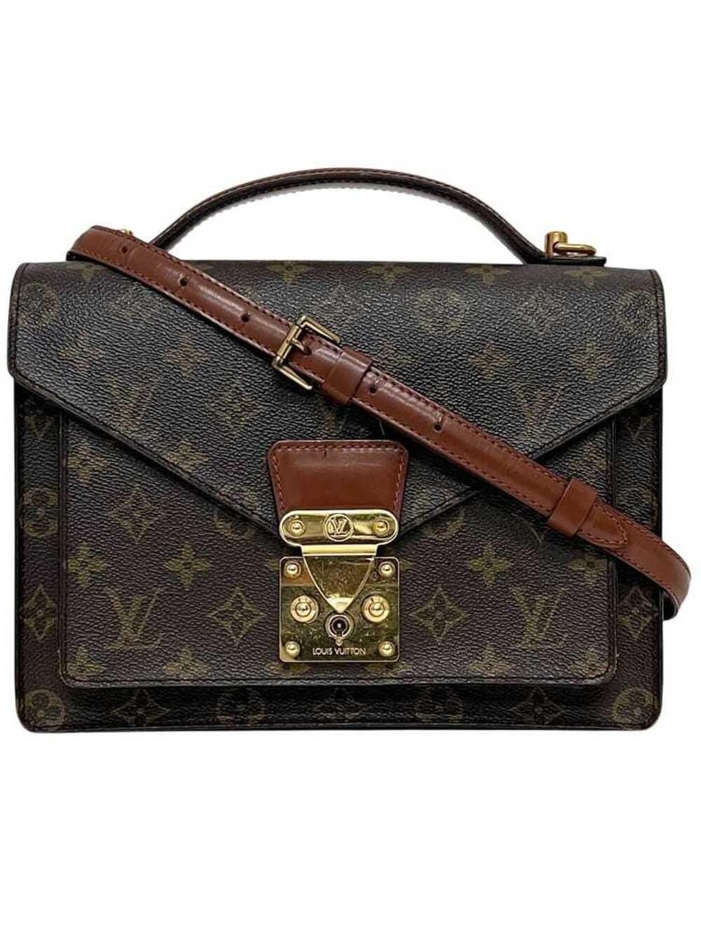 Louis Vuitton Monceau Handbag Canvas #286836L80B